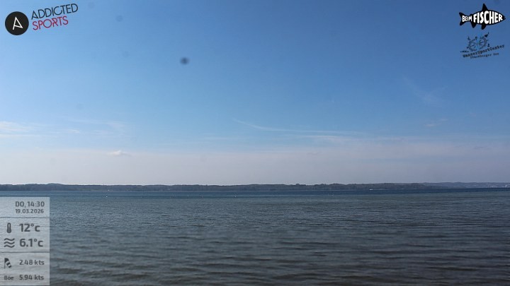 Archiv Foto Webcam Blick von Ammerland über den Starnberger See