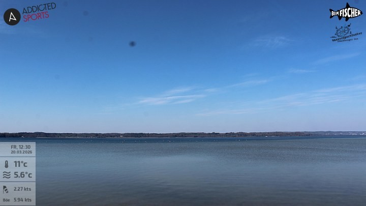 Archiv Foto Webcam Blick von Ammerland über den Starnberger See