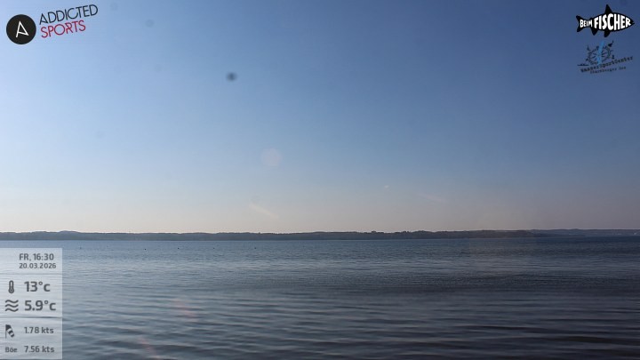 Archiv Foto Webcam Blick von Ammerland über den Starnberger See