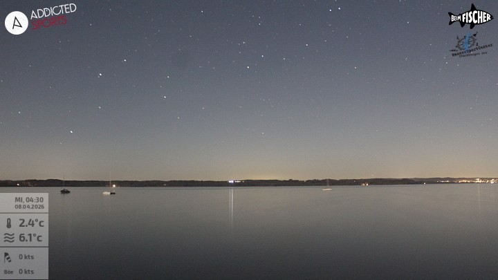 Archiv Foto Webcam Blick von Ammerland über den Starnberger See