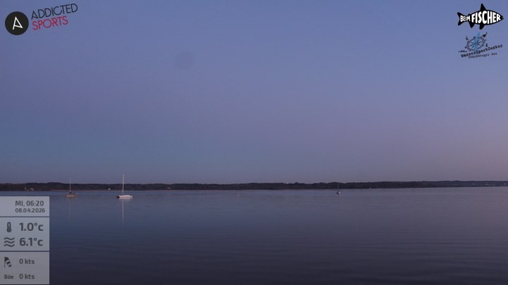 Archiv Foto Webcam Blick von Ammerland über den Starnberger See