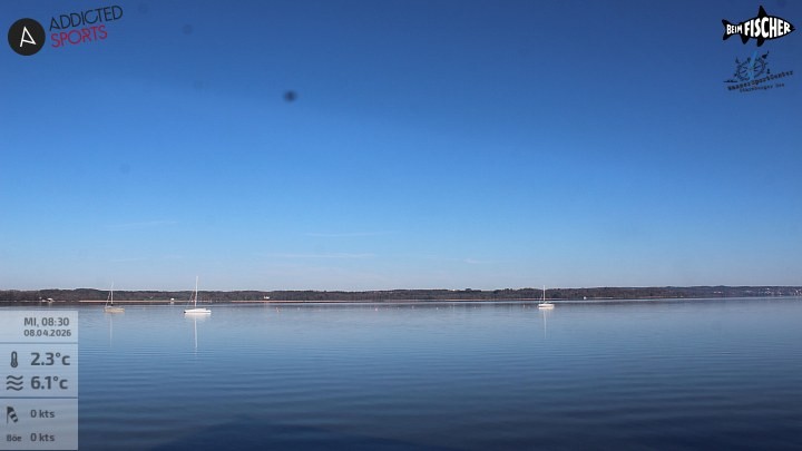 Archiv Foto Webcam Blick von Ammerland über den Starnberger See