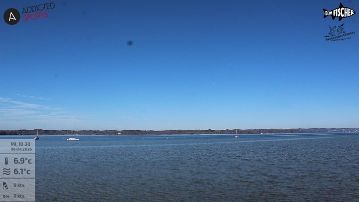 Archiv Foto Webcam Blick von Ammerland über den Starnberger See