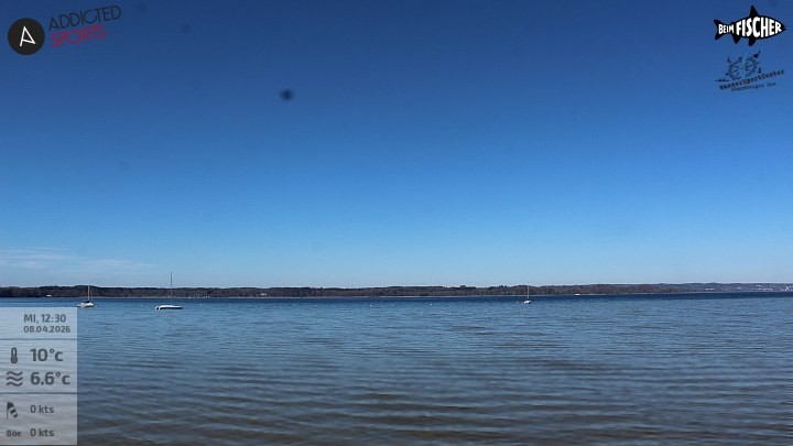 Archiv Foto Webcam Blick von Ammerland über den Starnberger See