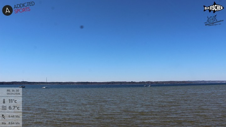 Archiv Foto Webcam Blick von Ammerland über den Starnberger See