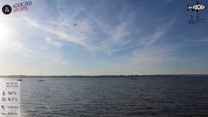 Archiv Foto Webcam Blick von Ammerland über den Starnberger See