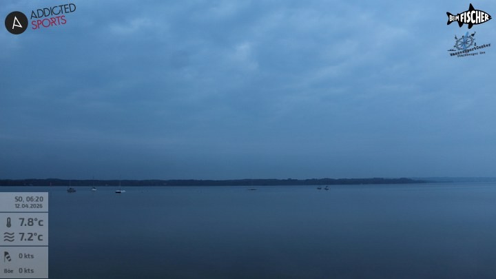 Archiv Foto Webcam Blick von Ammerland über den Starnberger See
