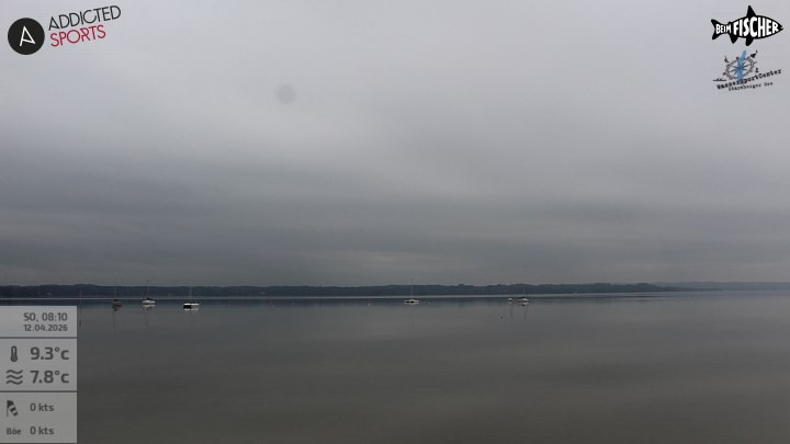 Archiv Foto Webcam Blick von Ammerland über den Starnberger See