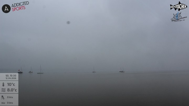 Archiv Foto Webcam Blick von Ammerland über den Starnberger See