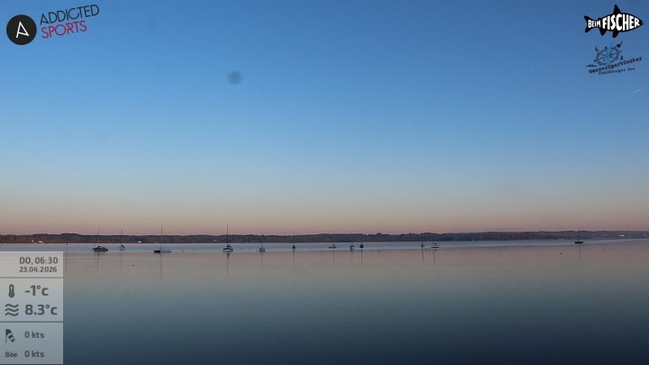 Archiv Foto Webcam Blick von Ammerland über den Starnberger See