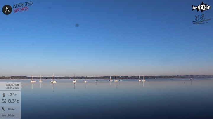 Archiv Foto Webcam Blick von Ammerland über den Starnberger See