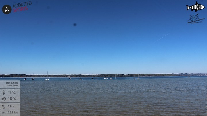 Archiv Foto Webcam Blick von Ammerland über den Starnberger See