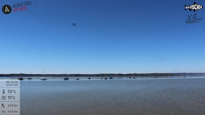 Archiv Foto Webcam Blick von Ammerland über den Starnberger See