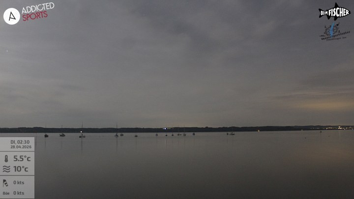 Archiv Foto Webcam Blick von Ammerland über den Starnberger See