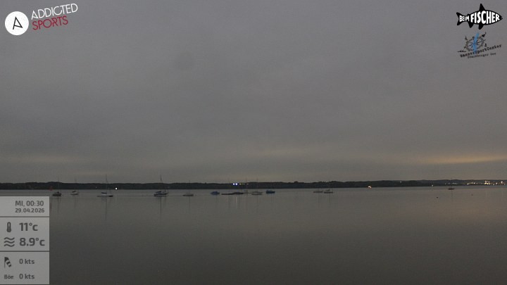 Archiv Foto Webcam Blick von Ammerland über den Starnberger See