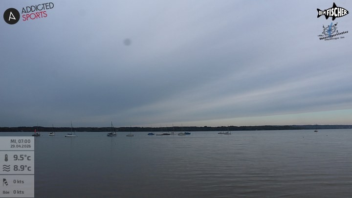 Archiv Foto Webcam Blick von Ammerland über den Starnberger See