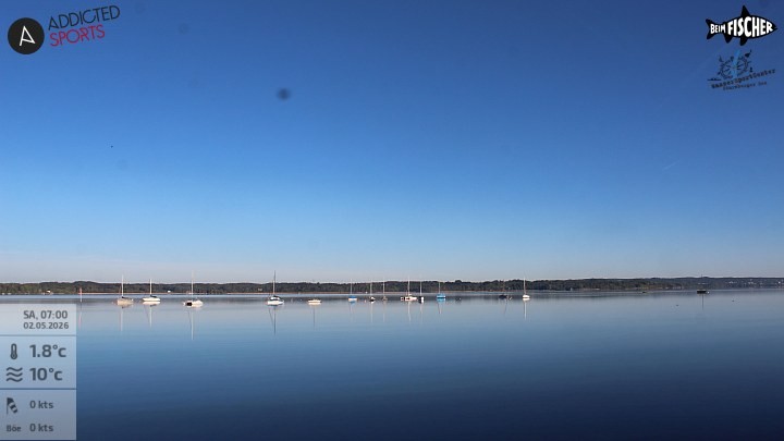 Archiv Foto Webcam Blick von Ammerland über den Starnberger See