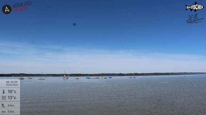 Archiv Foto Webcam Blick von Ammerland über den Starnberger See