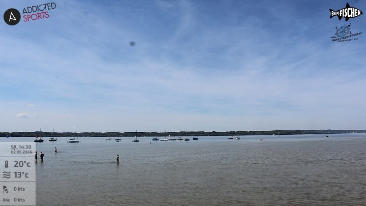 Archiv Foto Webcam Blick von Ammerland über den Starnberger See