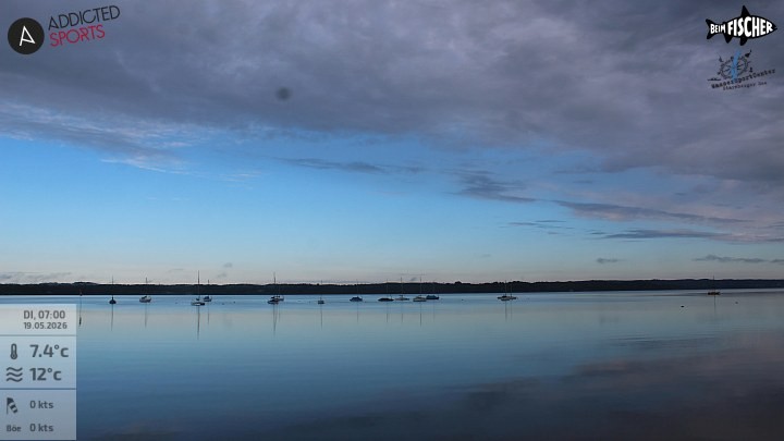 Archiv Foto Webcam Blick von Ammerland über den Starnberger See