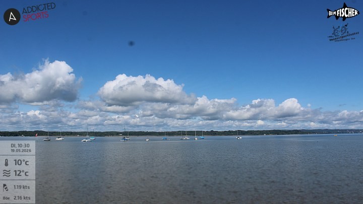 Archiv Foto Webcam Blick von Ammerland über den Starnberger See