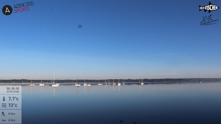 Archiv Foto Webcam Blick von Ammerland über den Starnberger See