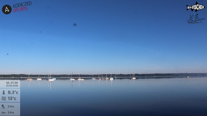 Archiv Foto Webcam Blick von Ammerland über den Starnberger See