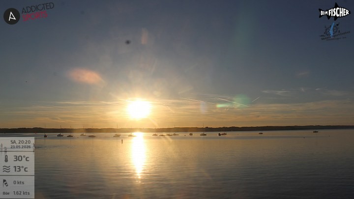 Archiv Foto Webcam Blick von Ammerland über den Starnberger See