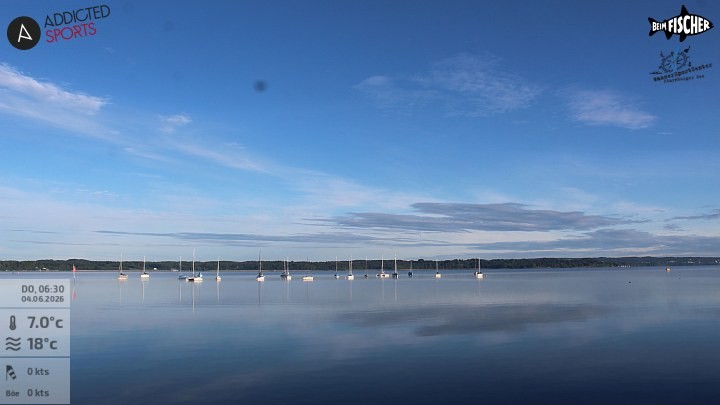 Archiv Foto Webcam Blick von Ammerland über den Starnberger See