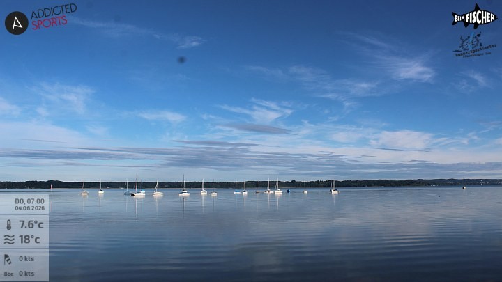 Archiv Foto Webcam Blick von Ammerland über den Starnberger See