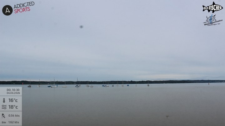Archiv Foto Webcam Blick von Ammerland über den Starnberger See