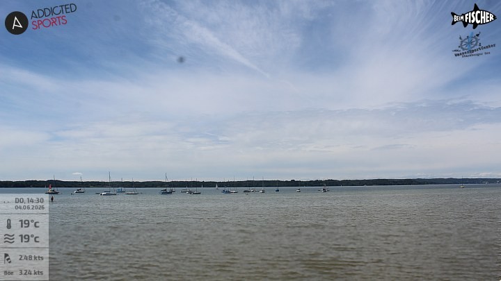 Archiv Foto Webcam Blick von Ammerland über den Starnberger See