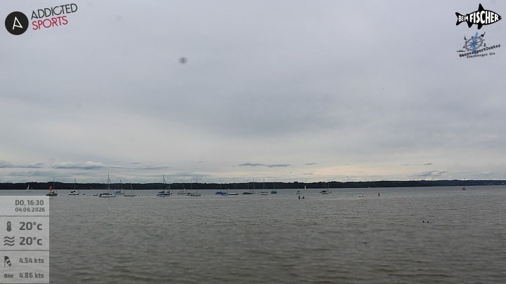 Archiv Foto Webcam Blick von Ammerland über den Starnberger See