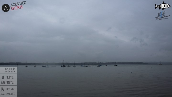 Archiv Foto Webcam Blick von Ammerland über den Starnberger See
