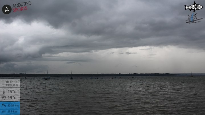 Archiv Foto Webcam Blick von Ammerland über den Starnberger See