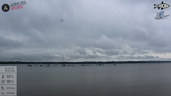 Archiv Foto Webcam Blick von Ammerland über den Starnberger See