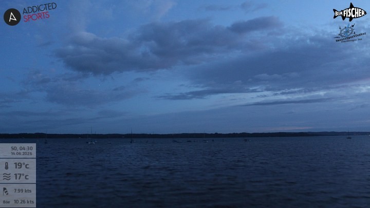 Archiv Foto Webcam Blick von Ammerland über den Starnberger See