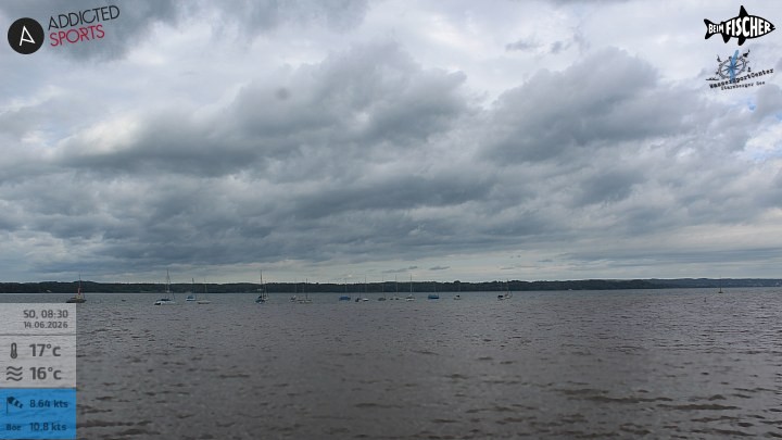 Archiv Foto Webcam Blick von Ammerland über den Starnberger See