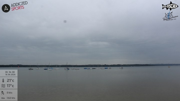 Archiv Foto Webcam Blick von Ammerland über den Starnberger See
