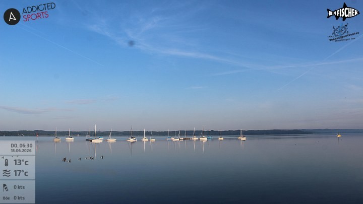 Archiv Foto Webcam Blick von Ammerland über den Starnberger See
