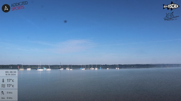 Archiv Foto Webcam Blick von Ammerland über den Starnberger See
