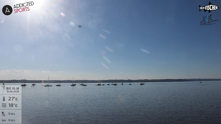 Archiv Foto Webcam Blick von Ammerland über den Starnberger See