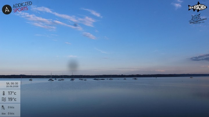 Archiv Foto Webcam Blick von Ammerland über den Starnberger See