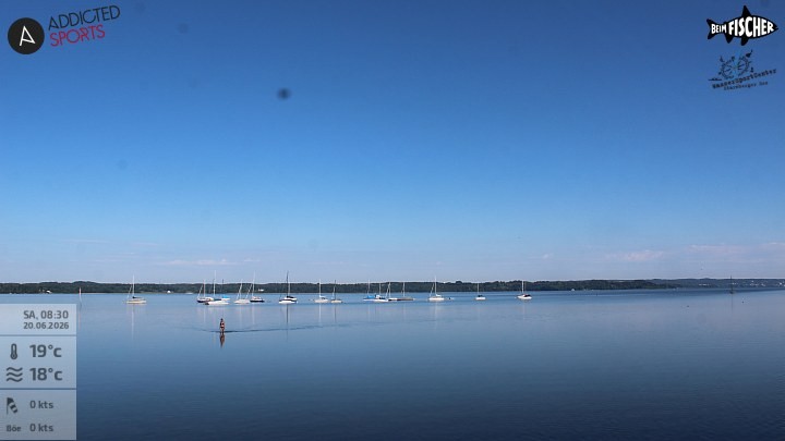 Archiv Foto Webcam Blick von Ammerland über den Starnberger See