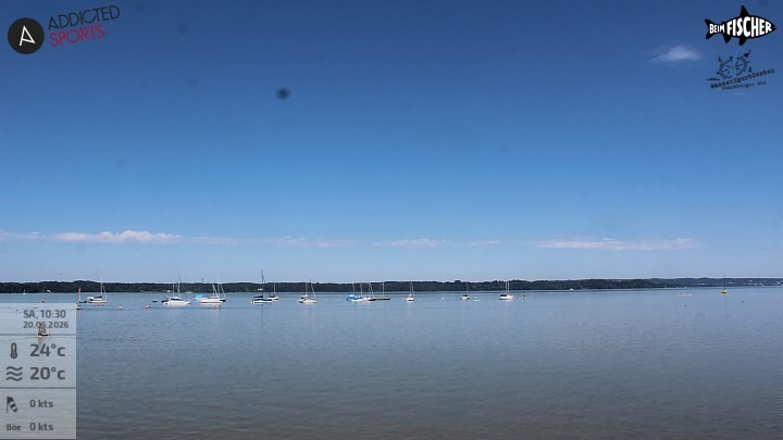 Archiv Foto Webcam Blick von Ammerland über den Starnberger See