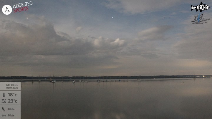 Archiv Foto Webcam Blick von Ammerland über den Starnberger See