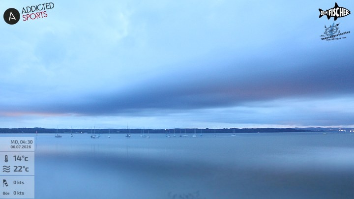 Archiv Foto Webcam Blick von Ammerland über den Starnberger See