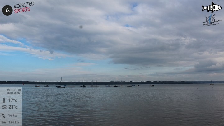Archiv Foto Webcam Blick von Ammerland über den Starnberger See