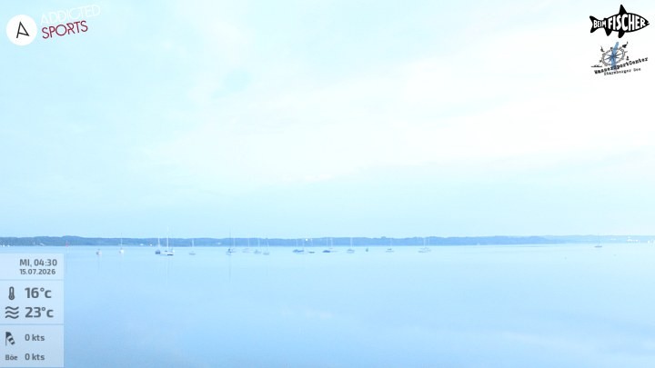 Archiv Foto Webcam Blick von Ammerland über den Starnberger See