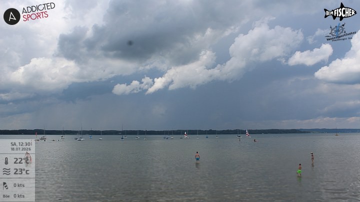 Archiv Foto Webcam Blick von Ammerland über den Starnberger See